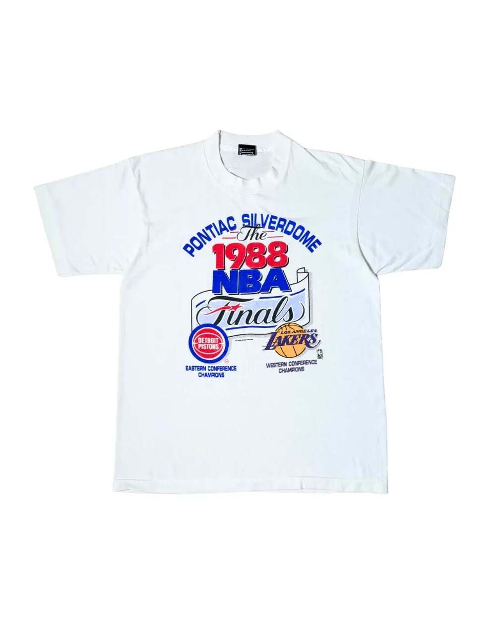 Vintage 1988 NBA Finals Detroit Pistons vs Los Angeles Lakers T-Shirt